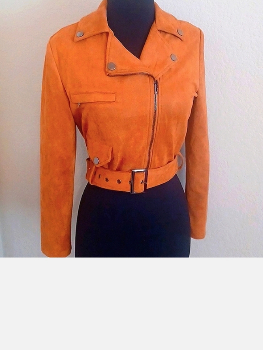 Triple Seven Orange Suede Jacket